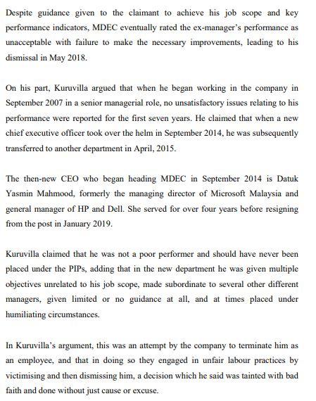 Employment Law And Industrial Relations Question 2 Mdec Could Have Prevented Thomas Kuruvilla S Unfair Dismissal Claim 2