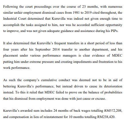 Employment Law And Industrial Relations Question 2 Mdec Could Have Prevented Thomas Kuruvilla S Unfair Dismissal Claim 3