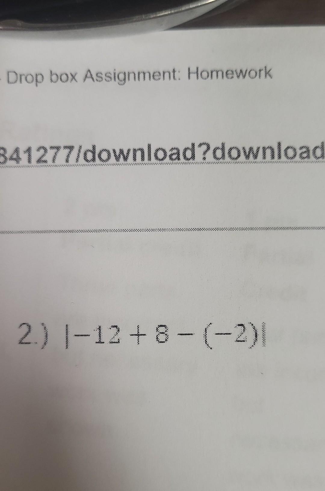 Drop Box Assignment Homework 341277 Download Download 2 12 8 2 1