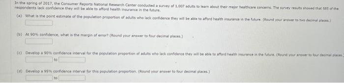 In The Spring Of 2017 The Consumer Reports National Research Center Conducted A Survey Of 1 007 Adults To Learn About T 1