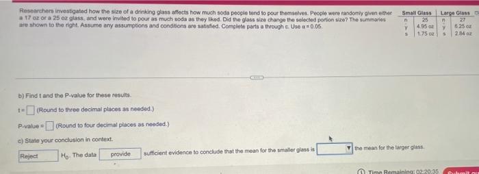 Researchers Investigated How The Size Of A Drinking Glass Affects How Much Soda People Tend To Pour Themselves People W 1