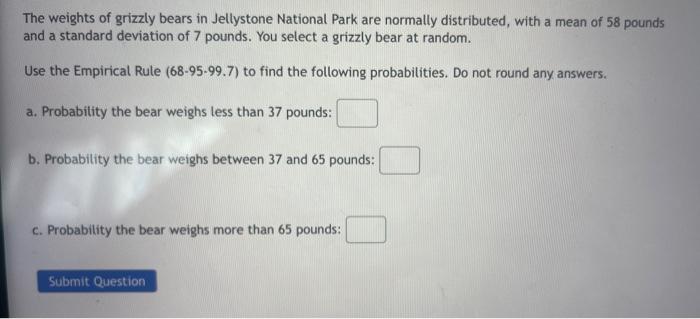 Use The Empirical Rule And Do Not Round A B T 4 3 2 1 3 2 1 Submit Question 1 0 Z 0 Z Z 1 1 2 2 2 2 3 3 3 Q 3