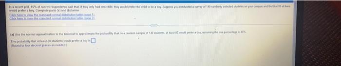 A Recent Po 45 Of Survey Respondents Said That They Only Hart One That They Would Prefer The Would Prefer A Bey Complet 1
