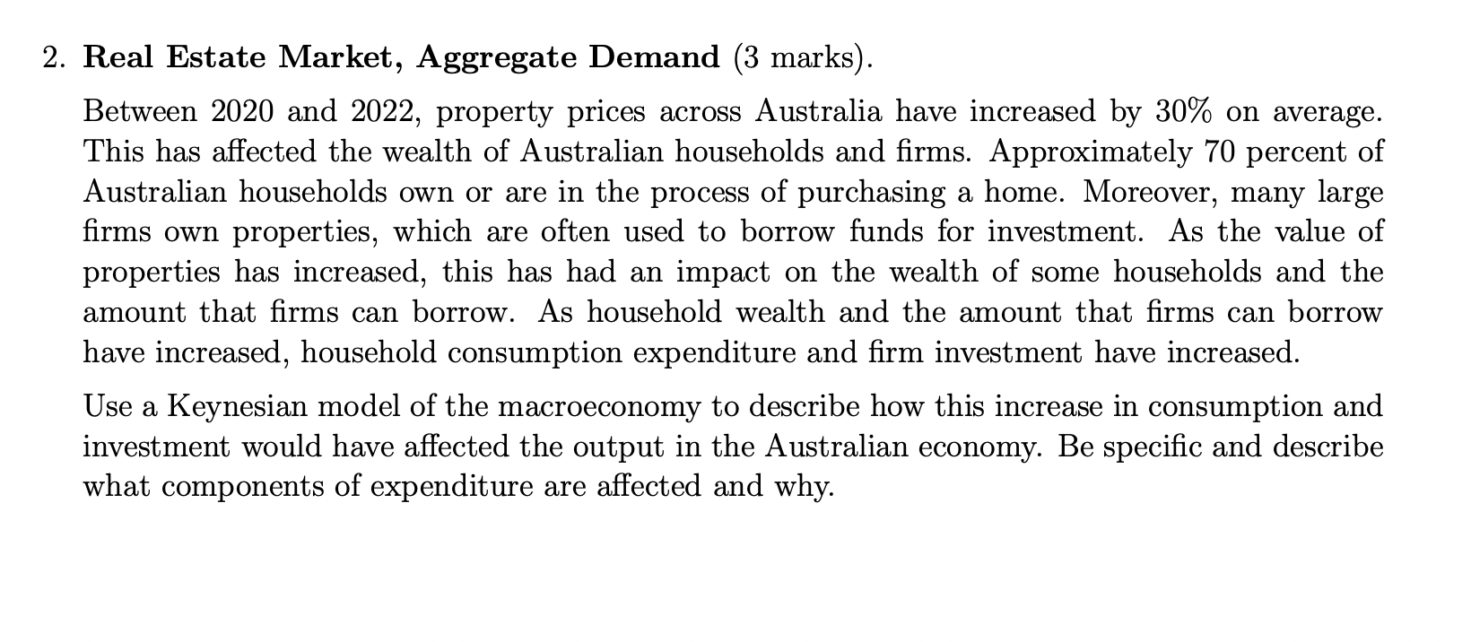2 Real Estate Market Aggregate Demand 3 Marks Between 2020 And 2022 Property Prices Across Australia Have Increase 1