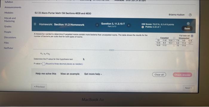 Syllabus Announcements Modules Mylab And Mastering Grades People Discussions Files Netfutor Su 22 Akers Porter Math 134 1