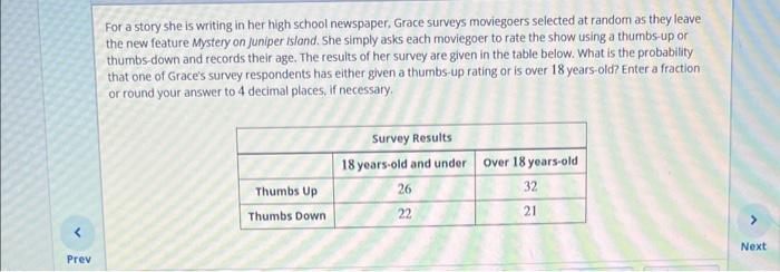 Prev For A Story She Is Writing In Her High School Newspaper Grace Surveys Moviegoers Selected At Random As They Leave 1