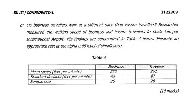 Sulit Confidential C Do Business Travellers Walk At A Different Pace Than Leisure Travellers Researcher Measured The 1