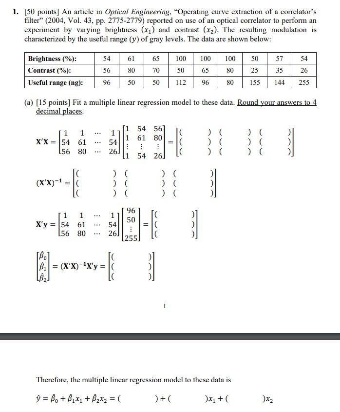 Show Work By Hand For The Following Please And Will Give Thumbs Up 1