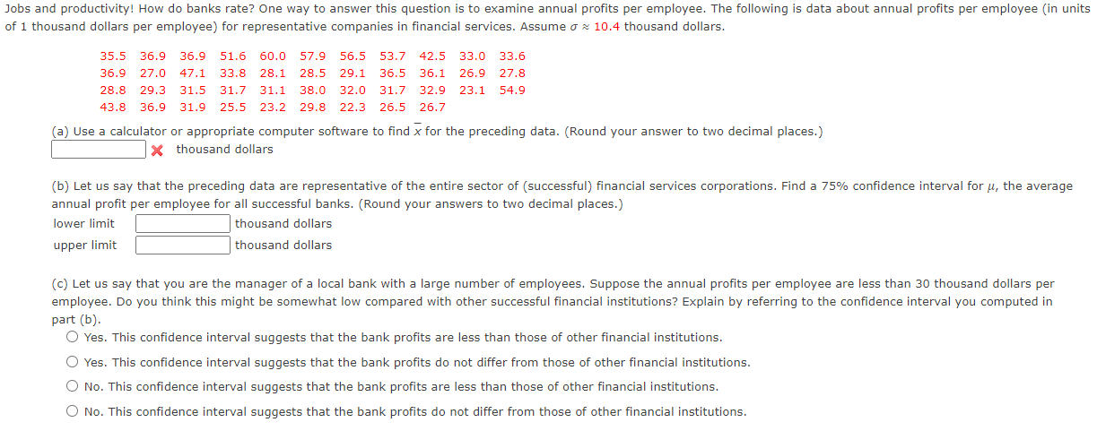 Jobs And Productivity How Do Banks Rate One Way To Answer This Question Is To Examine Annual Profits Per Employee The 1