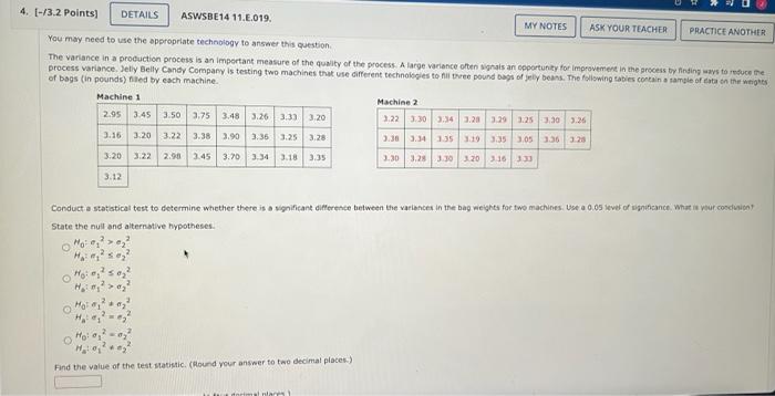 4 3 2 Points Details Aswsbe14 11 E 019 You May Need To Use The Appropriate Technology To Answer This Question The 1