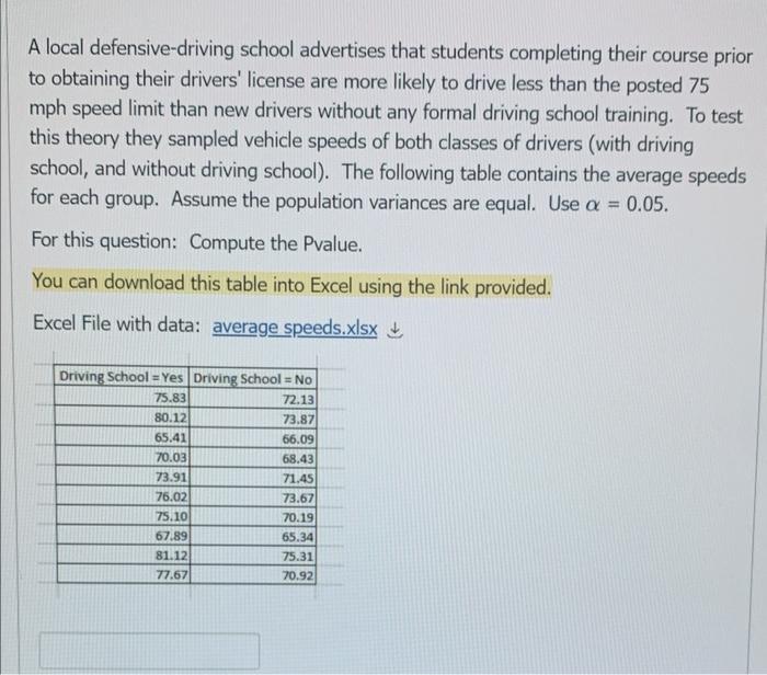 A Local Defensive Driving School Advertises That Students Completing Their Course Prior To Obtaining Their Drivers Lice 1