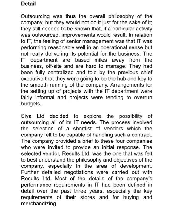 Background Siya Ltd Operates A Chain Of High Street Retail Outlets Selling Clothing And Household Items In 2021 This Co 2