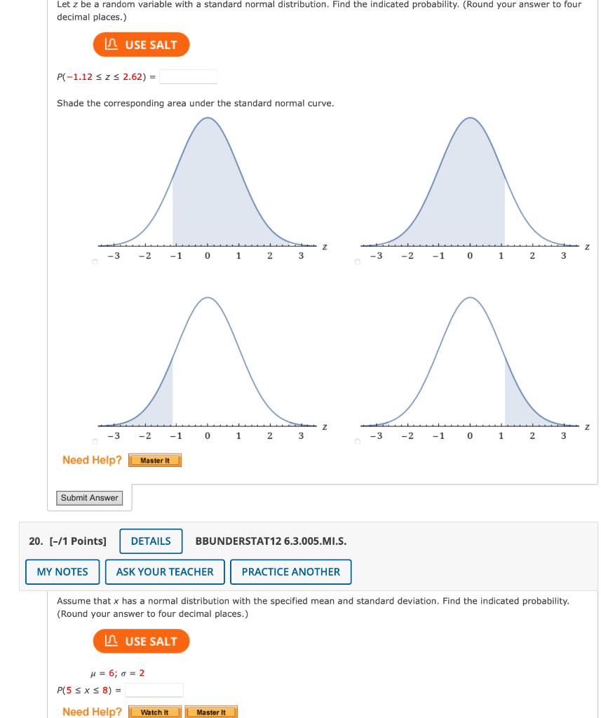 Let Z Be A Random Variable With A Standard Normal Distribution Find The Indicated Probability Round Your Answer To Fo 1