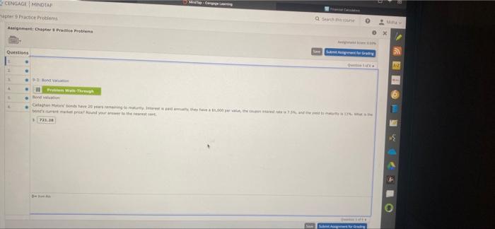 Cengageminota Practice Problems Q Questions 3 1 Moderne 7 Tel Bond Valuation Nungesser Corporation S Outstanding 1