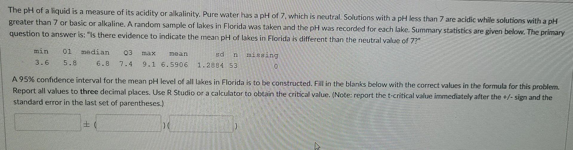 The Ph Of A Liquid Is A Measure Of Its Acidity Or Alkalinity Pure Water Has A Ph Of 7 Which Is Neutral Solutions With 1