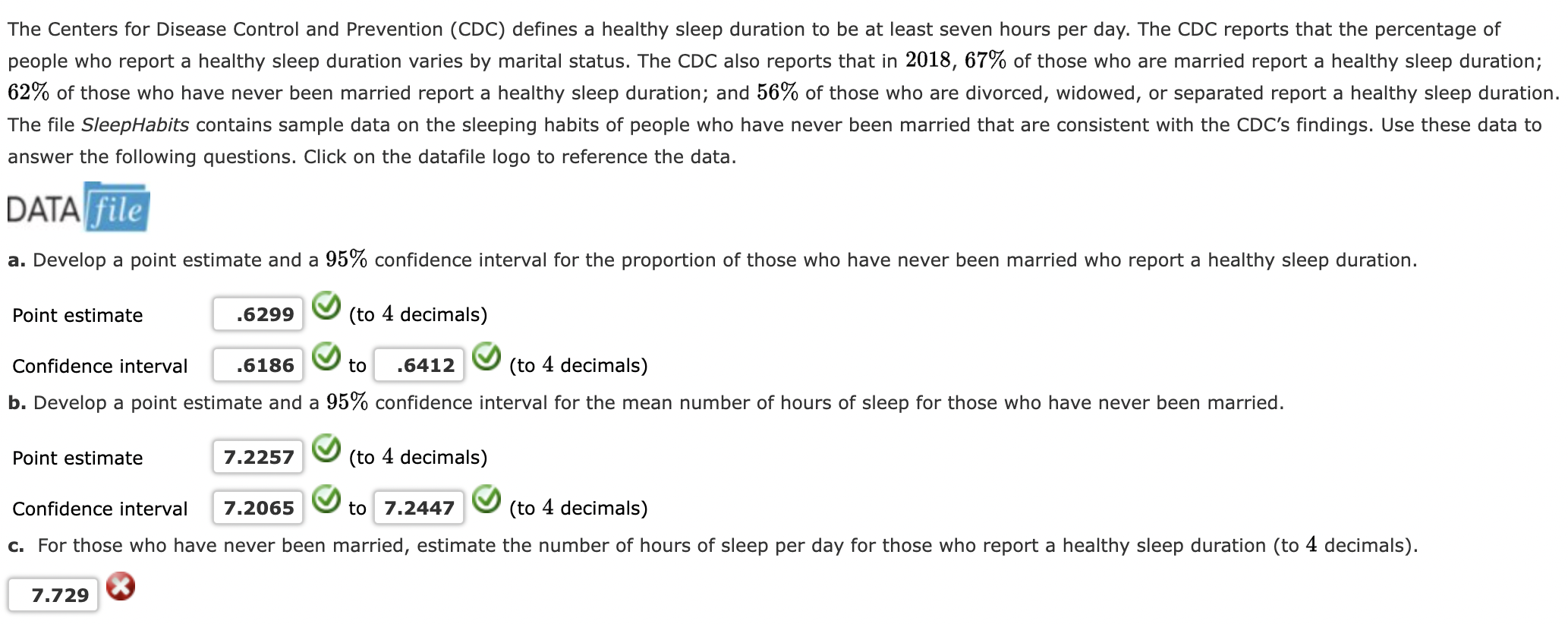 The Centers For Disease Control And Prevention Cdc Defines A Healthy Sleep Duration To Be At Least Seven Hours Per Day 1