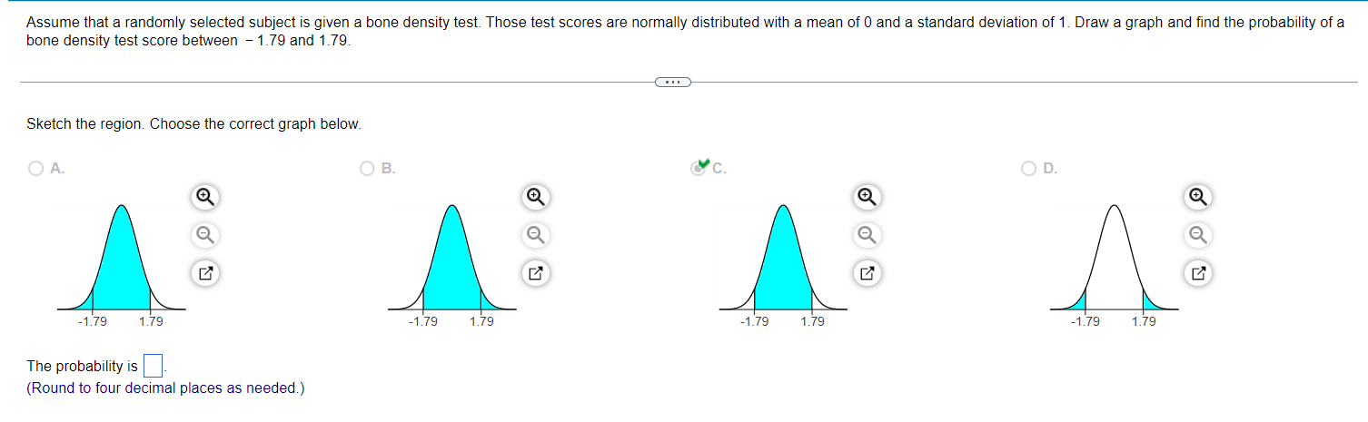 Assume That A Randomly Selected Subject Is Given A Bone Density Test Those Test Scores Are Normally Distributed With A 1