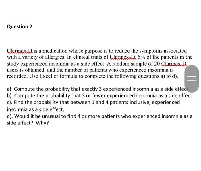 Clarinex D Is A Medication Whose Purpose Is To Reduce The Symptoms Associated With A Variety Of Allergies In Clinical T 2