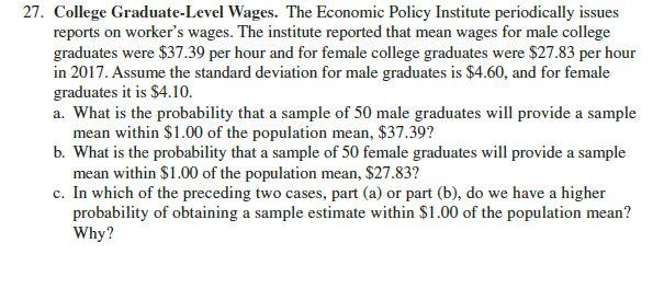 27 College Graduate Level Wages The Economic Policy Institute Periodically Issues Reports On Worker S Wages The Insti 1
