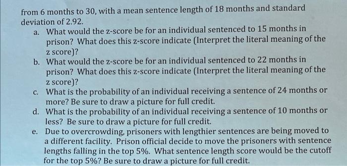 Community Must Have In Order To Be Targeted 6 You Are Interested In The Different Sentence Lengths In Months That Cr 2
