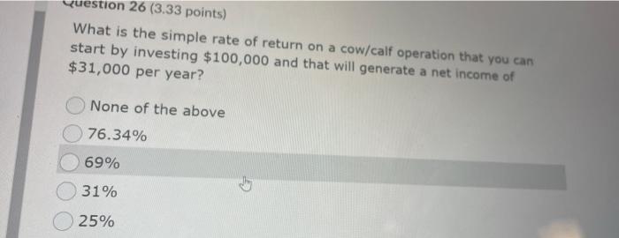 Question 22 3 33 Points A Lease In Which Cash Rent Is Paid With All Or Part Of The Rent Paid In Advance Is Called N 2