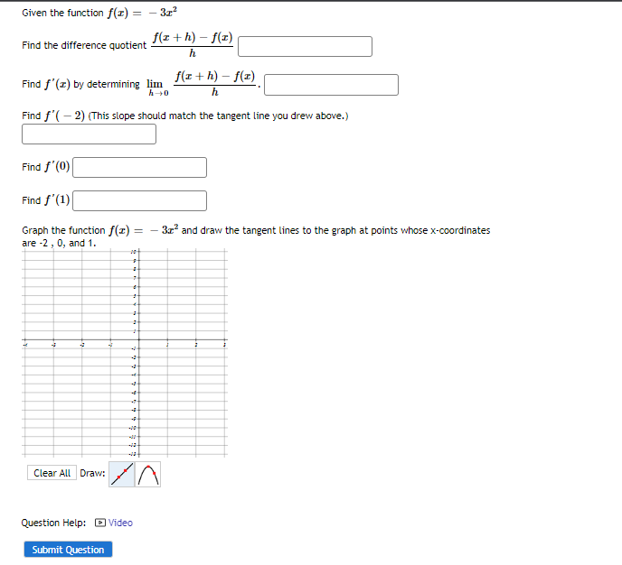 The Slope Of The Tangent Line To The Parabola Y 2x 7x 4 At The Point Where X 5 Is The Equation Of This Tangent 2