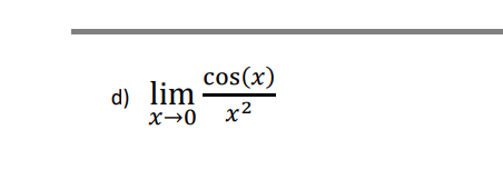 Evaluate The Following Limits Need Solution In Detail 1