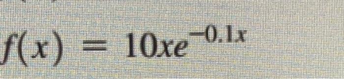 F X 10xe 0 1x 1
