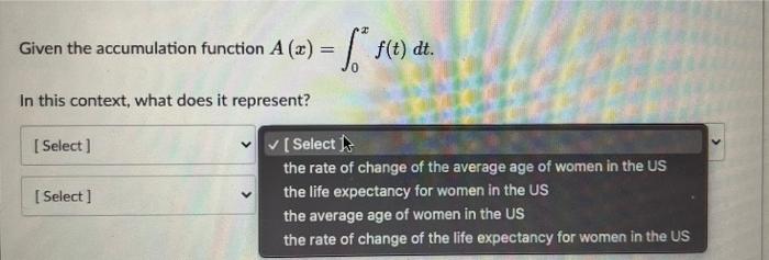 The Following Scenario Is For The Following Questions In This Quiz Life Expectancies In The Us Are Always Rising The R 7