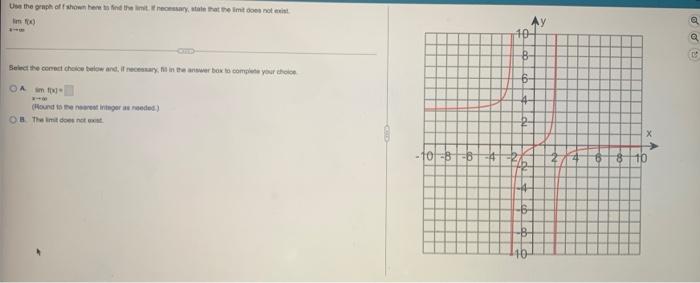 Use The Graph Of H Shown To The Right To Find The Limit When Necessary State That The Imit Does Not Exa Am Hoo 2 Sel 4