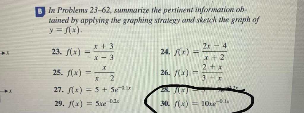 Number 30 Need X Y Intercepts Asymptotes Partition And Critical Numbers 1