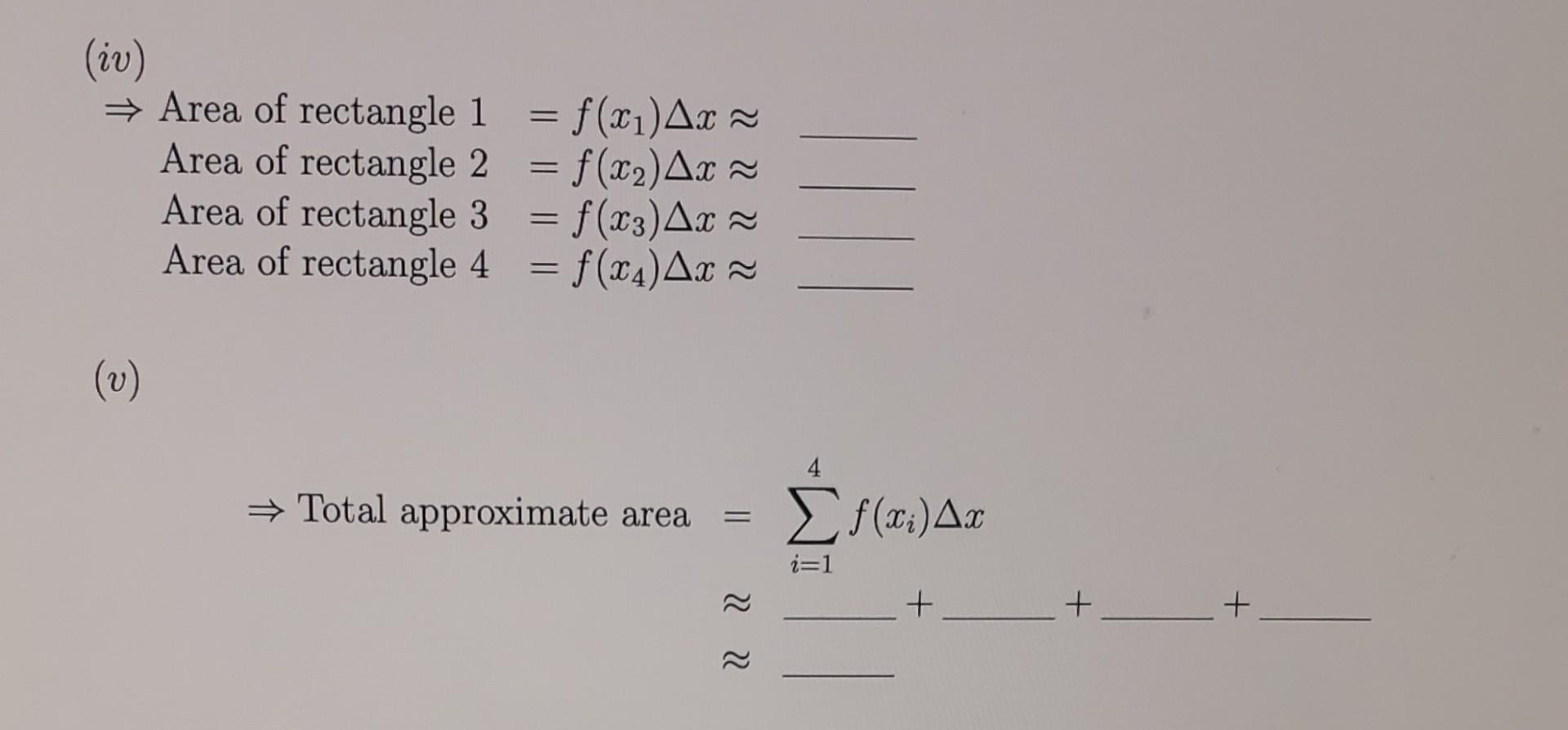 Attached You Will Find Three Copies Of The Graph Of F X 4 X 3 1 Goal Approximate The Area Under The Curve Usi 2