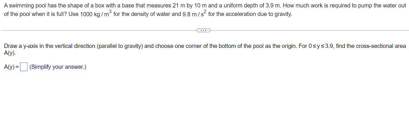 A Swimming Pool Has The Shape Of A Box With A Base That Measures 21 M By 10 M And A Uniform Depth Of 3 9 M How Much Wor 1