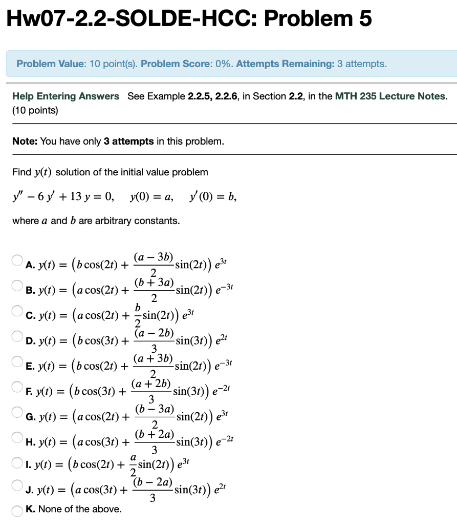 Hw07 2 2 Solde Hcc Problem 5 Problem Value 10 Point S Problem Score 0 Attempts Remaining 3 Attempts Help Enteri 1