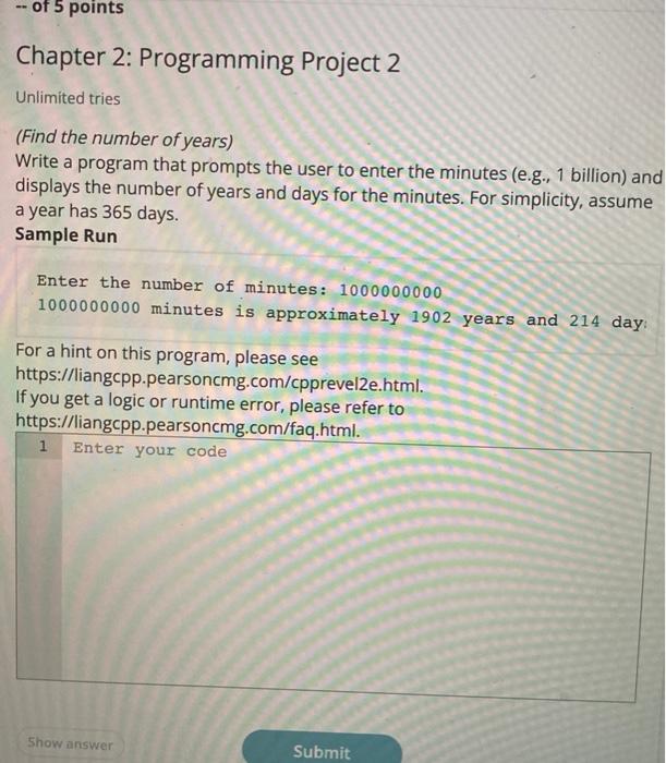 Chapter 2 Programming Project 1 Unlimited Tries Financial Application Calculate Tips Write A Program That Reads The 2