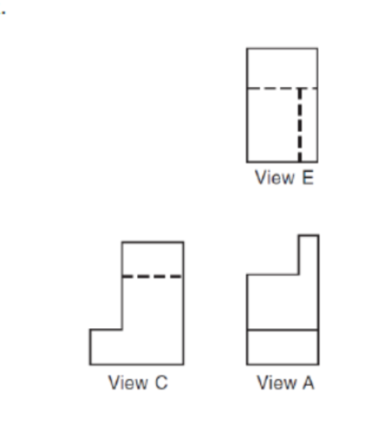 From The Projected Views Obtain The Isometric Drawing 1