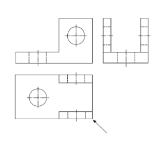 From The Projected Views Obtain The Isometric Drawing 1
