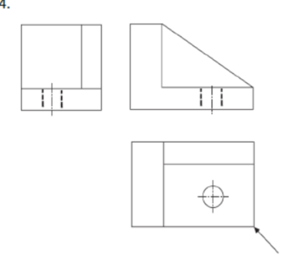 From The Projected Views Obtain The Isometric Drawing 1
