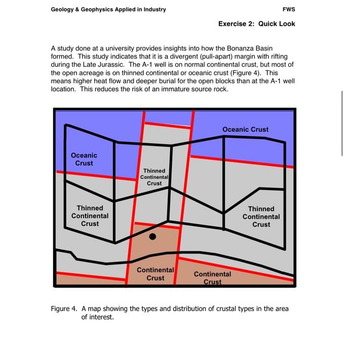 Geology Geophysics Applied In Industry Fws Exercise 2 Quick Look Exercise 2 A Quick Look Evaluation You Have Been As 4