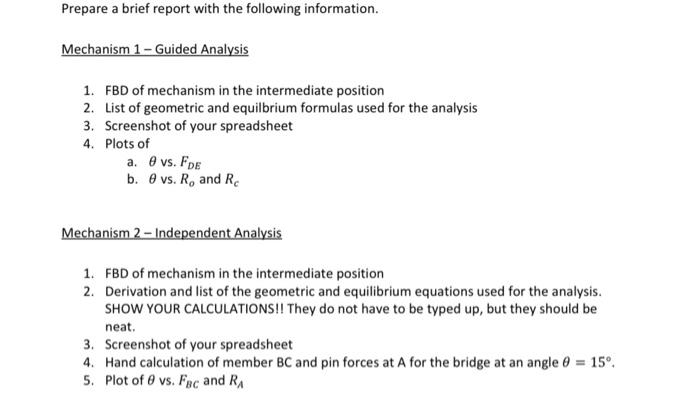 Prepare Report Of The Following Information Mechanism 1 1 2 3 4 5 6 And Also Mechanism 2 1 2 3 4 5 Asked The Pr 1