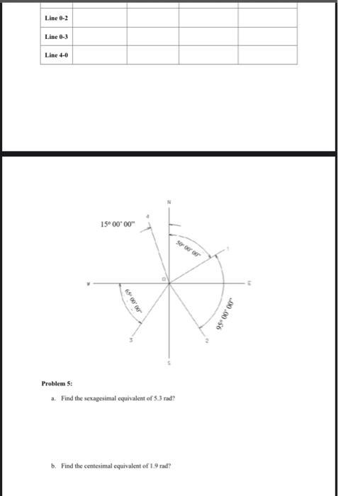 Chapter 5 Problem 1 A Circular Are With A Radius Of 300 00 Ft Has A Central Angle Of 42 15 Find The Following A Ra 3