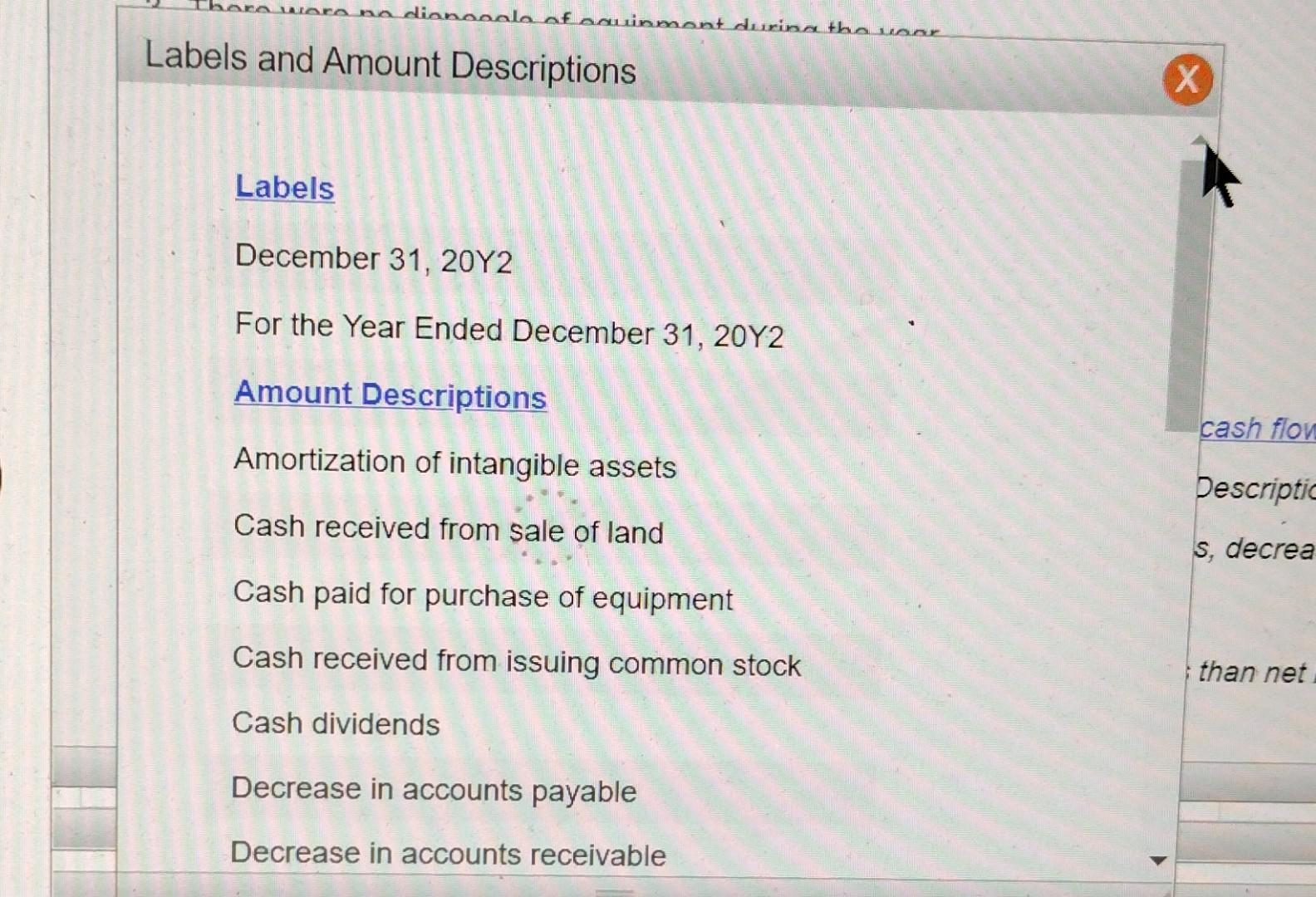 Statement Of Cash Flows Instructions Labels And Amount Descriptions Statement Of Cash Flows Instructions The Comparative 6