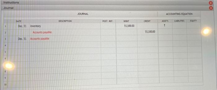 Instructions Joumaize Entries For The Following Related Transactions Of Lay Heating Air Company Refer To The Chart Of 2