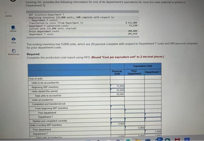 Lansing Inc Provides The Following Information For One Of Its Department S Operations For June No New Material Is Adde 1