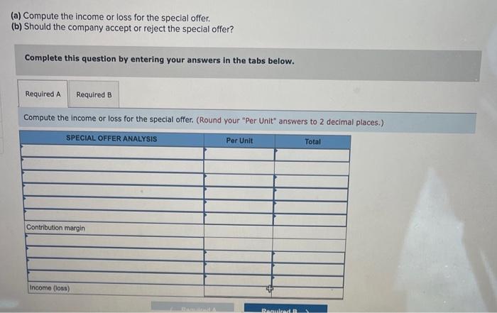 9 2 Points Ebook Hint Print References Exercise 23 13 Algo Special Offer Pricing Lo P7 Farrow Company Reports The Foll 2