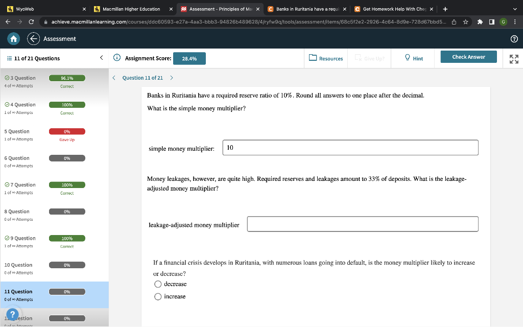 Wyoweb C Assessment 11 Of 21 Questions 3 Question 4 Of Attempts 4 Question 1 Of Attempts 5 Question 1 Of Attem 1