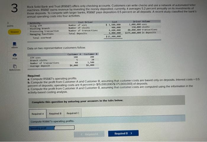 3 Rock Solid Bank And Trust Rsb T Offers Only Checking Accounts Customers Can Write Checks And Use A Network Of Autom 1