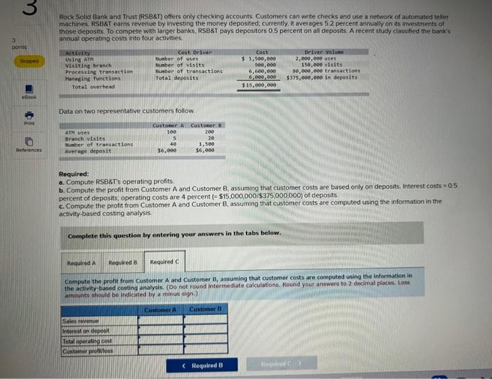 3 Rock Solid Bank And Trust Rsb T Offers Only Checking Accounts Customers Can Write Checks And Use A Network Of Autom 3