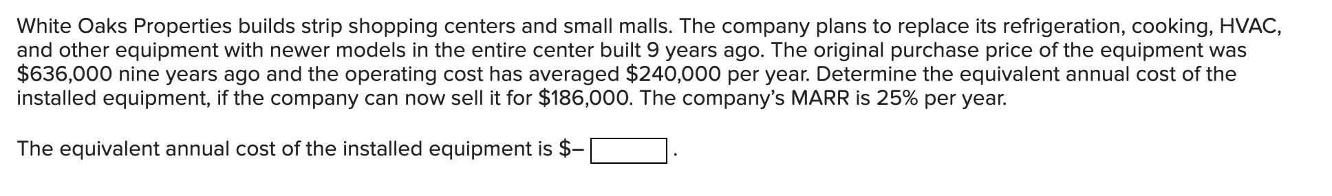 White Oaks Properties Builds Strip Shopping Centers And Small Malls The Company Plans To Replace Its Refrigeration Coo 1