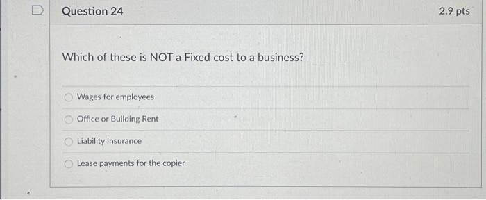 If The Atc Is Equal To The Price At Optimal Output A Firm Is Earning Which Of The Following Oo Normal Profit Economic P 2